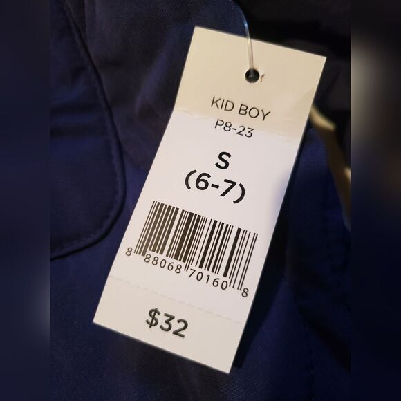 NWT Navy Blue dip Lightweight Quilted Lined Jacket Coat Youth Sz S (6-7) - Picture 3 of 7